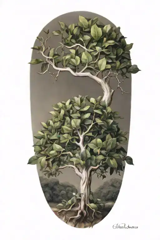 Half Sleeve Morton Bay Fig Tree