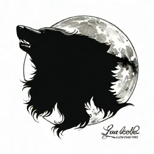 Lonewolf Howling Moon