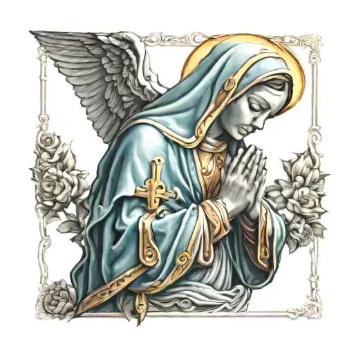 Virgin Mary Praying Hands