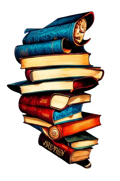 Stephen King Books Theme