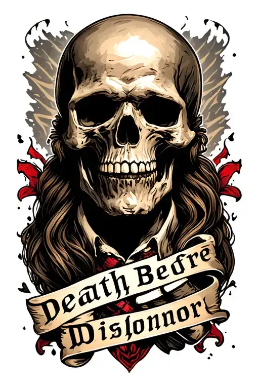 Death Before Dishonor Words