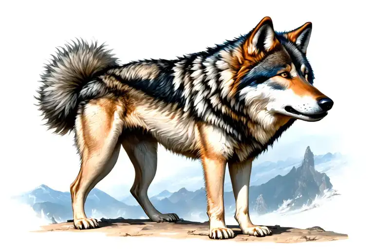 Wolf Standing