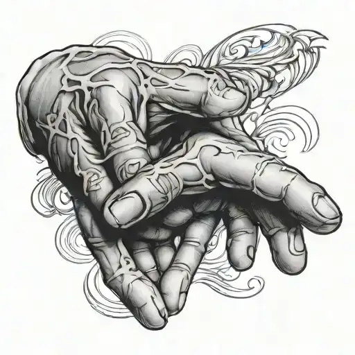 Creation Of Adam Hands