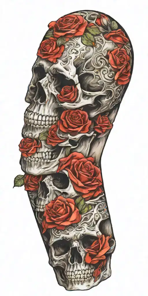 Skull And Roses