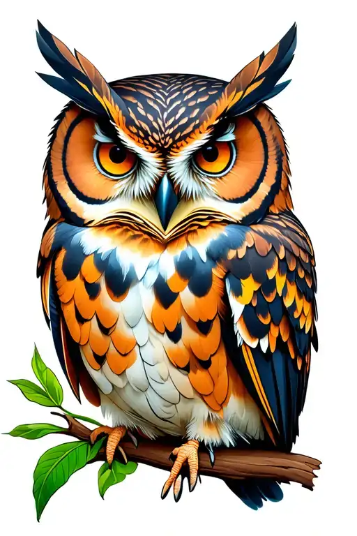Colourful Owl