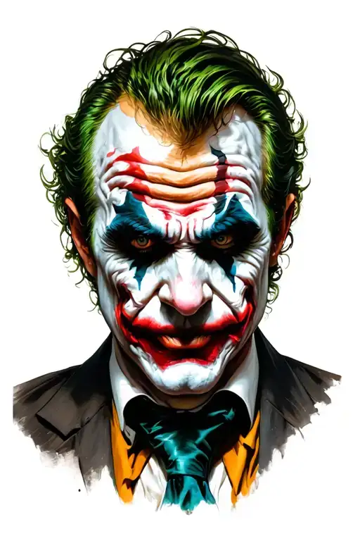 Joker Dark Knight Mouth And Scars The Scars For The Left Hand