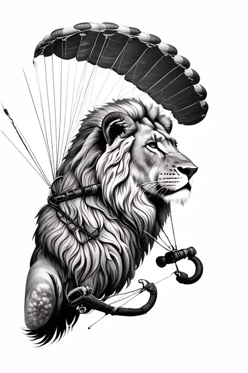 Paramotor Lion Head