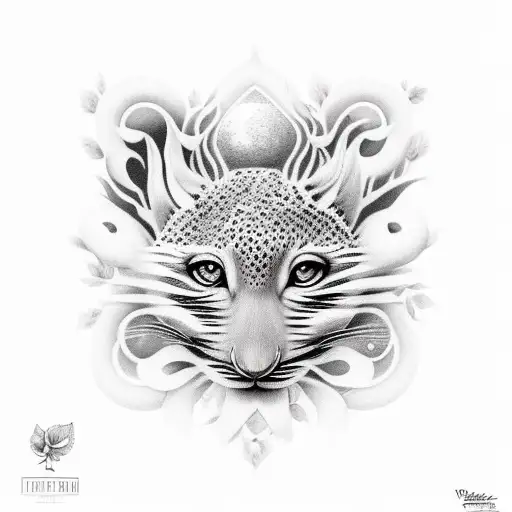 Spotted Linsang In Forest