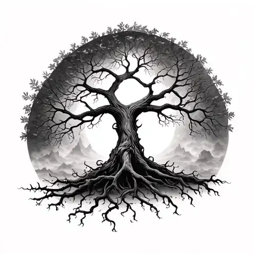 Dead Tree Of Life Intertwined