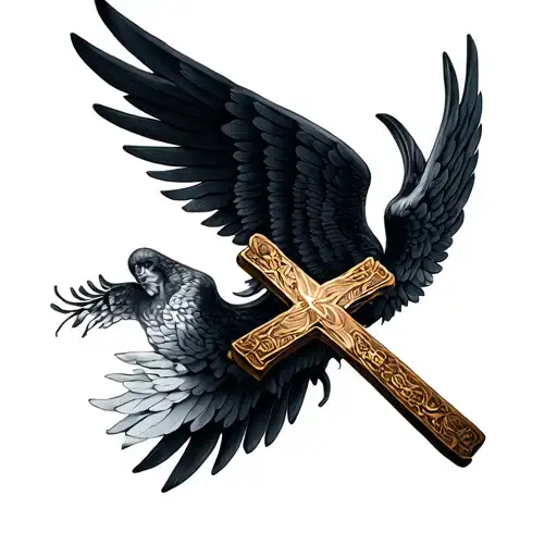 Cross And Wings