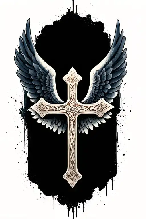 Cross And Wings