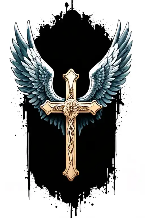 Cross And Wings