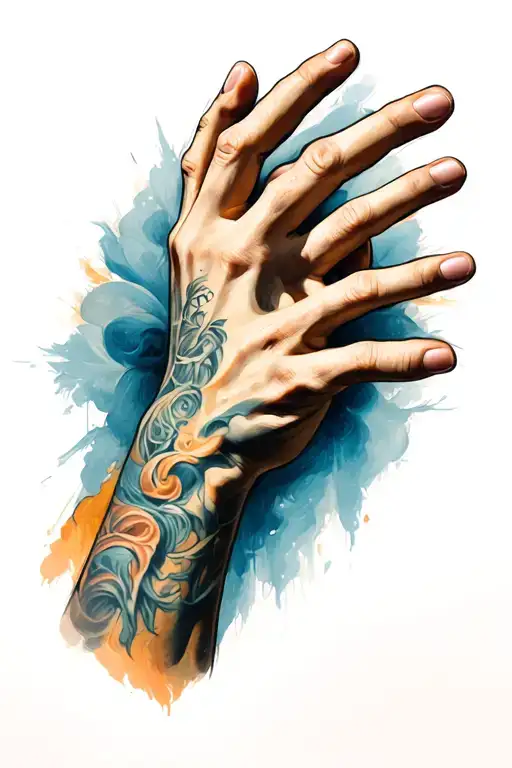 Creation Of Adam Hands