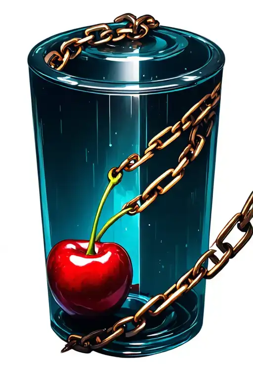 Cherry Chained At The Base Of The Tron