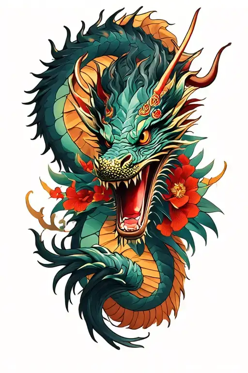 A Dragon Flores A Samurai And A Chinese Temple