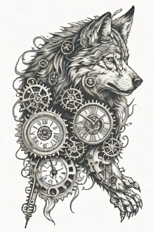 Wolf And Clock Gears Forming