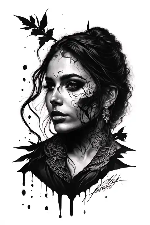 Blackout Tattoo Depicting