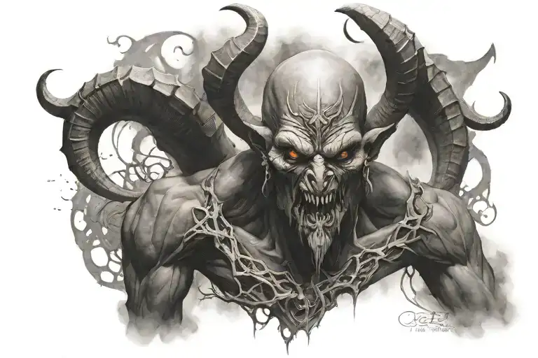 Demon Baal Haddad Symbol