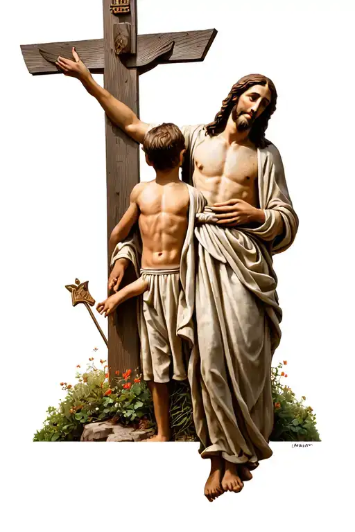 I Want A Kid Standing Infront Of Jesus Christ