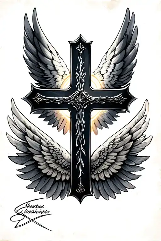 One Wing And A Cross