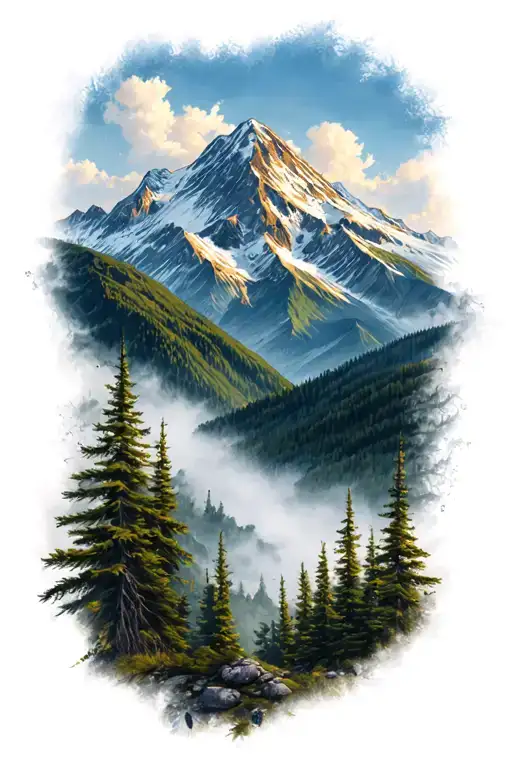 Golden Ears Mountain Range