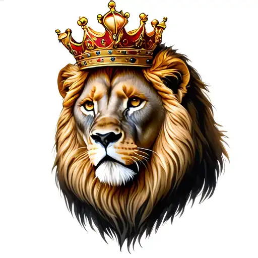 Lion With A Crown