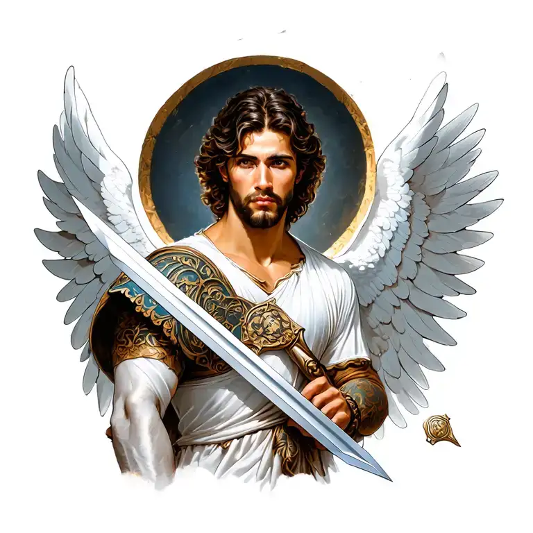 Archangel Miguel With Sword