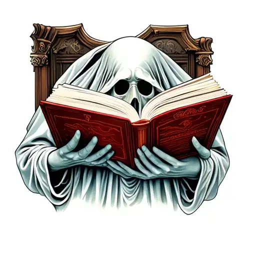 Ghosts Reading Books