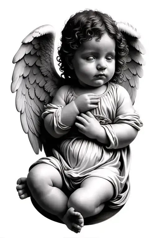 Baby Angel Sitting