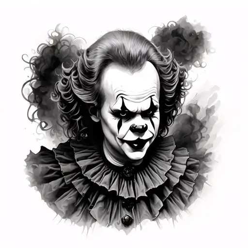 Pennywise Black And White