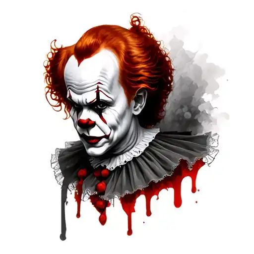 Pennywise Black And White