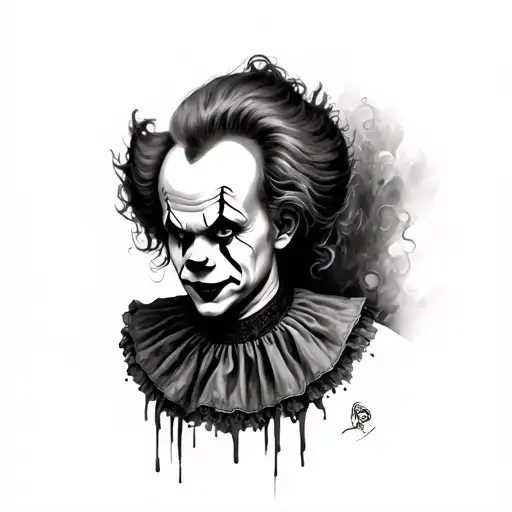 Pennywise Black And White