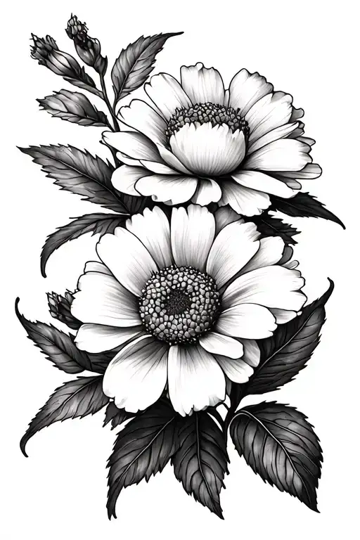 Marigold With Jasmine Fineline