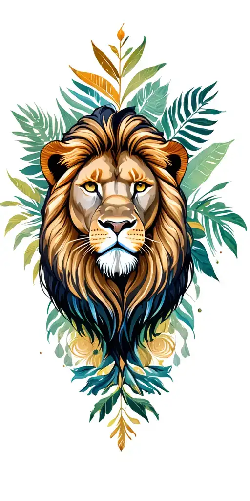 Leo Lion With Jungle
