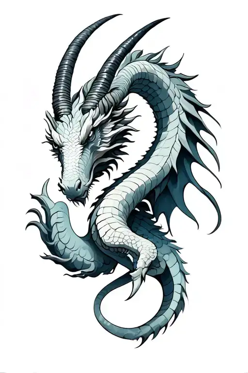 Capricorn And Dragon