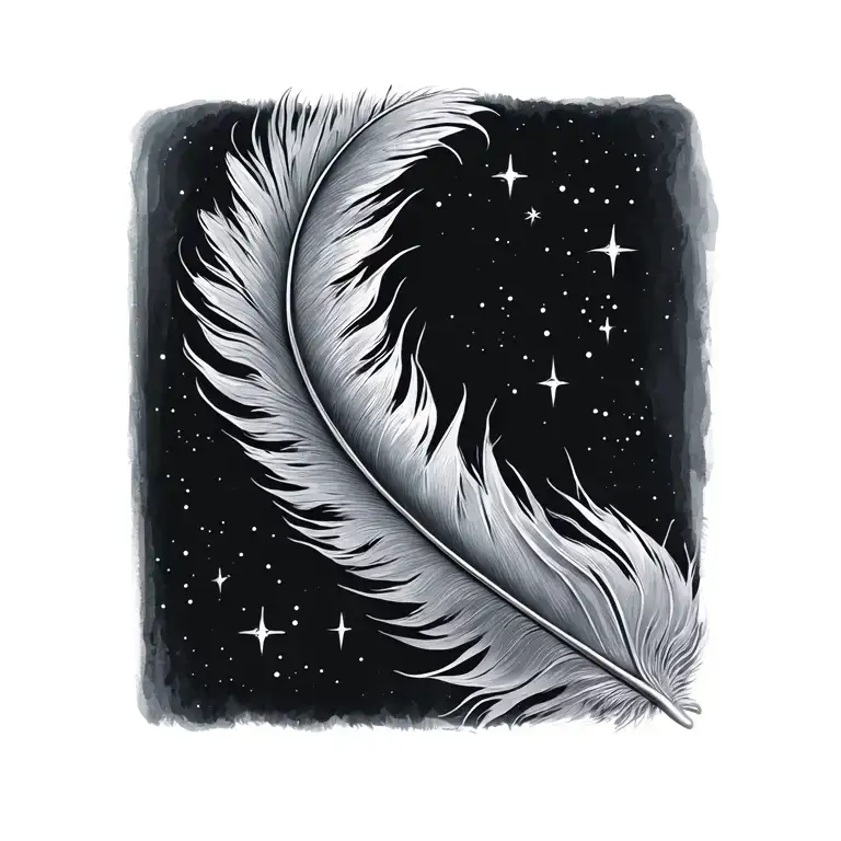 Feathers Fading Into Stars