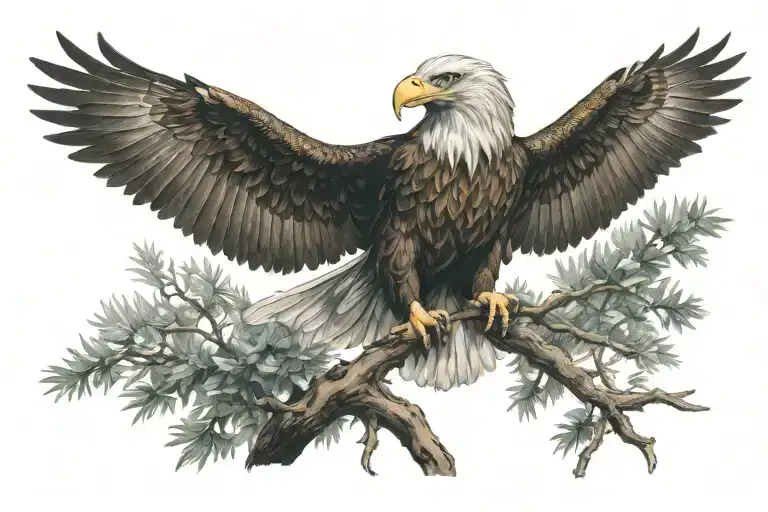 Eagle Perched