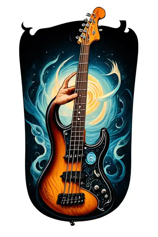 Bass Guitar Aries Zodiac Sign Language