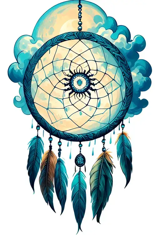 Scorpio Moon Dream Catcher Money Rain Cloud