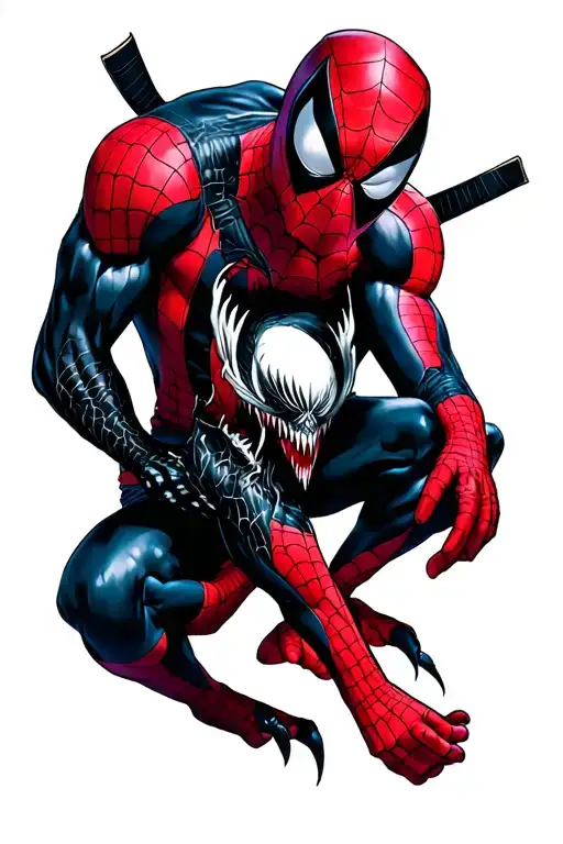 Deadpool Venom And Spiderman