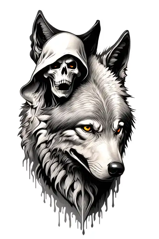 Grim Reaper Holing 3 Wolf's