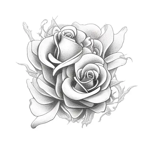 Skull And Roses