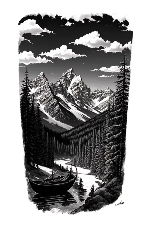 Grand Teton Mountain Range Dream To Reality With Gondola Black And White