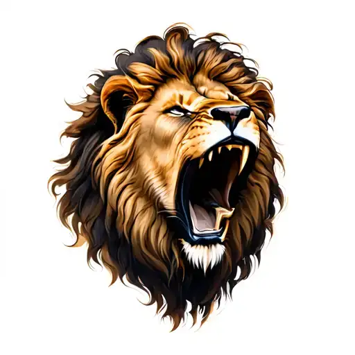Lion Roaring