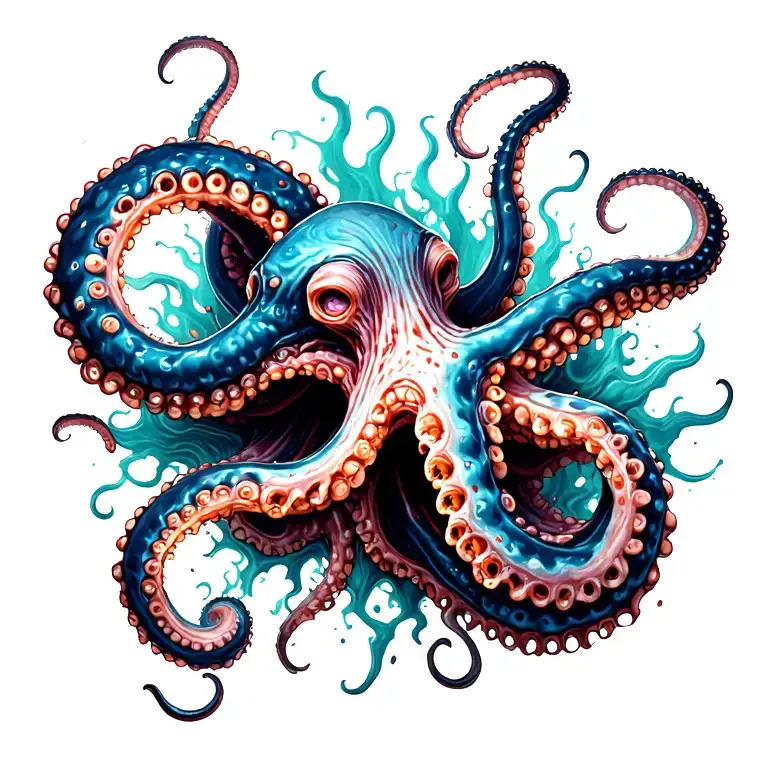 Tentacles Breaking Through The Skin