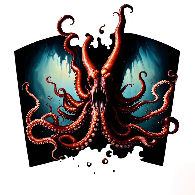 Tentacles Breaking Through The Skin