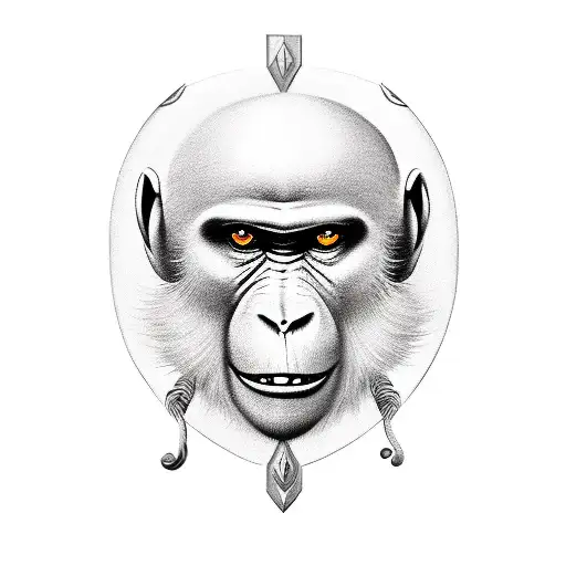 Shield With Boy Monkey