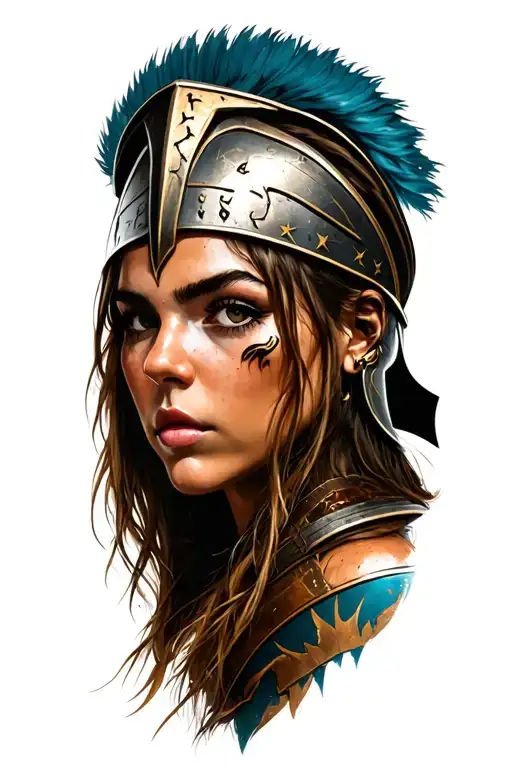Spartan Warrior Girl