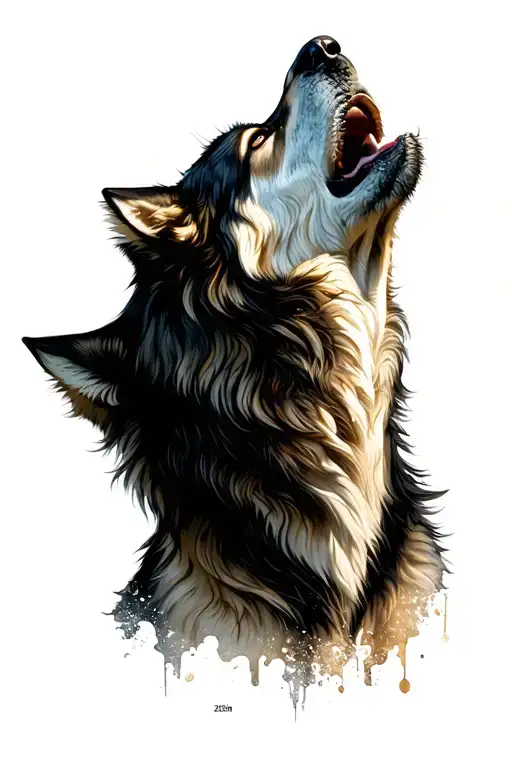 Male Wolf Howling