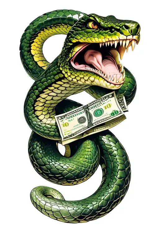 Snake With Money And The Number 2007 Hd Softail